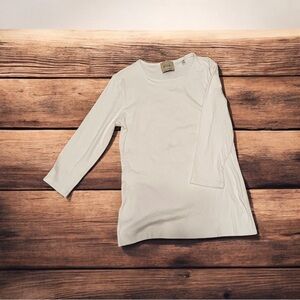 Elie. Elie Tahari Womens White Sweater Made in Peru 91% Modal/Spandex Size M